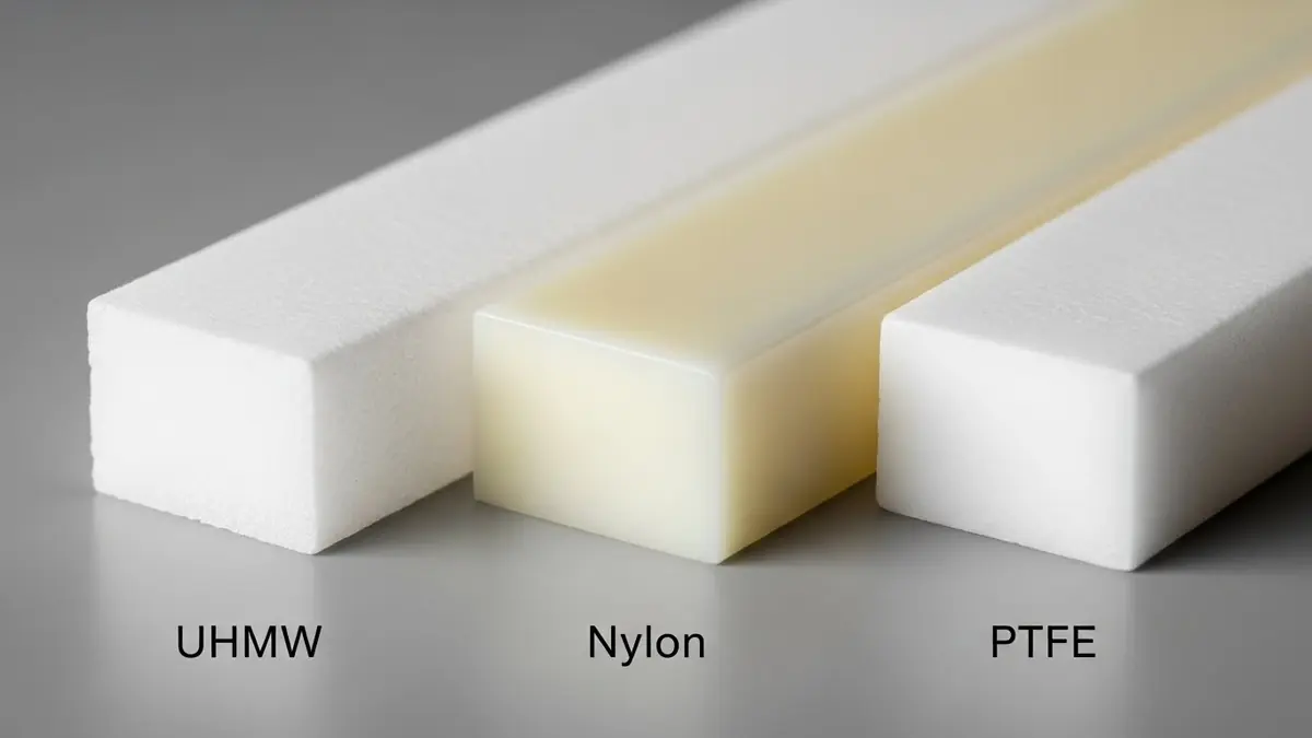 UHMW, Nylon ou PTFE