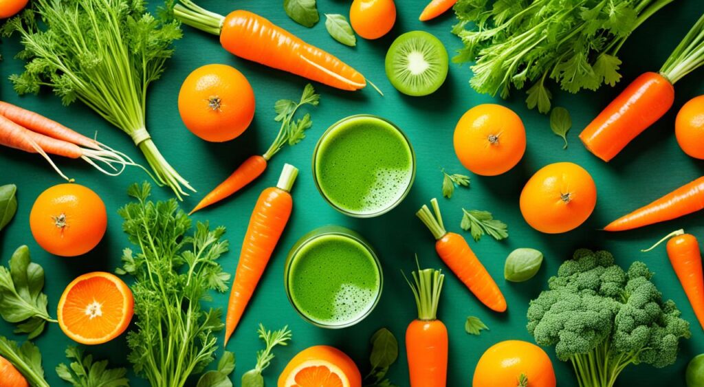 benefícios nutricionais do suco de cenoura