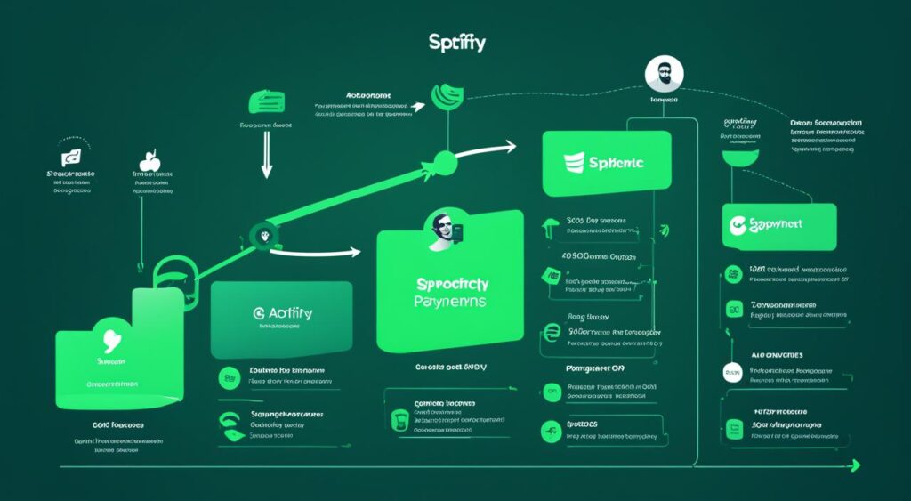 mecanica do faturamento no Spotify