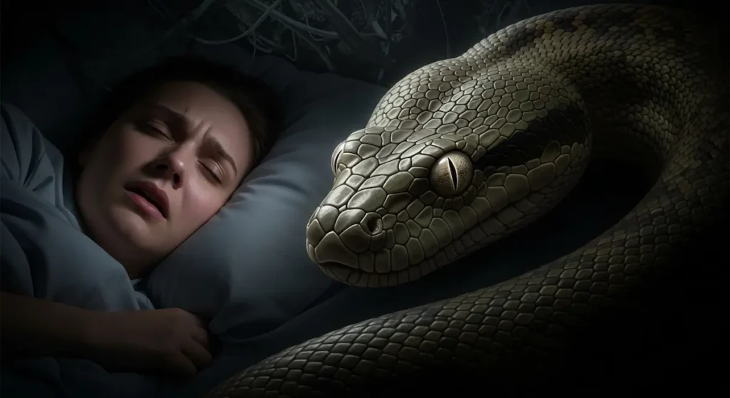 sonhar-sendo-encarado-por-anaconda