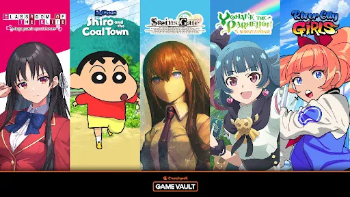 Crunchyroll Game Vault marca aniversário com novidades em jogos