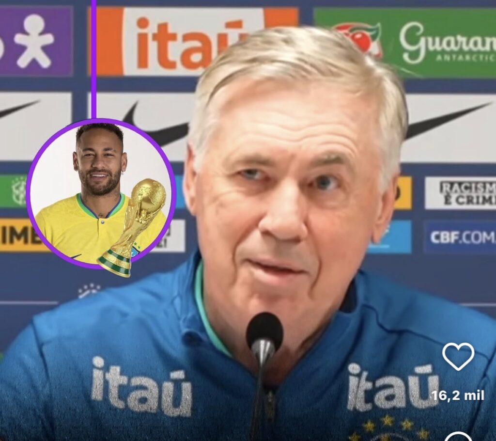 Neymar recusa jogo e perde chance com Ancelotti por grama sintética