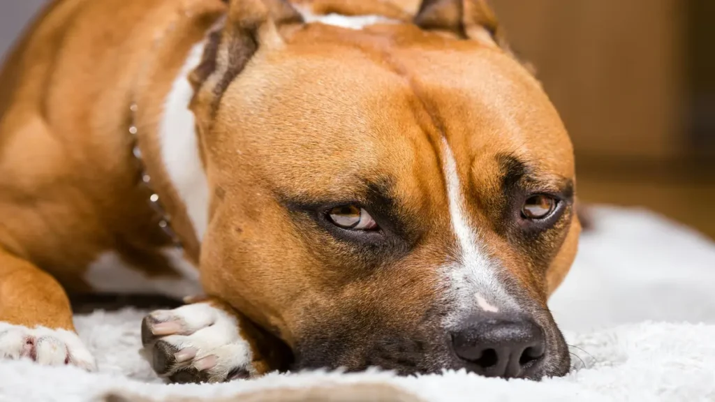 Preço de filhotes de Amstaff azul puro