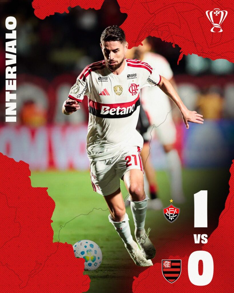 Vitória vence Flamengo e avança às oitavas da Copa do Brasil